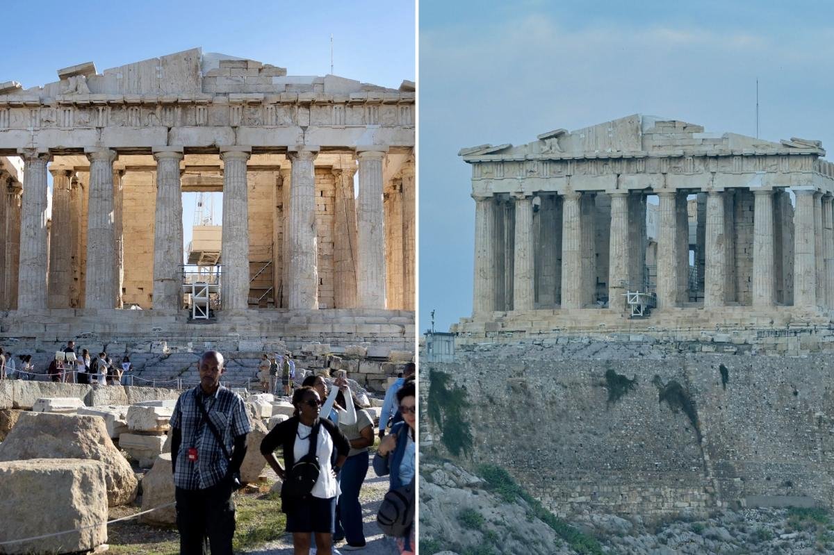 One of the world’s most historic landmarks can now be seen in full view for the first time in 200 years
